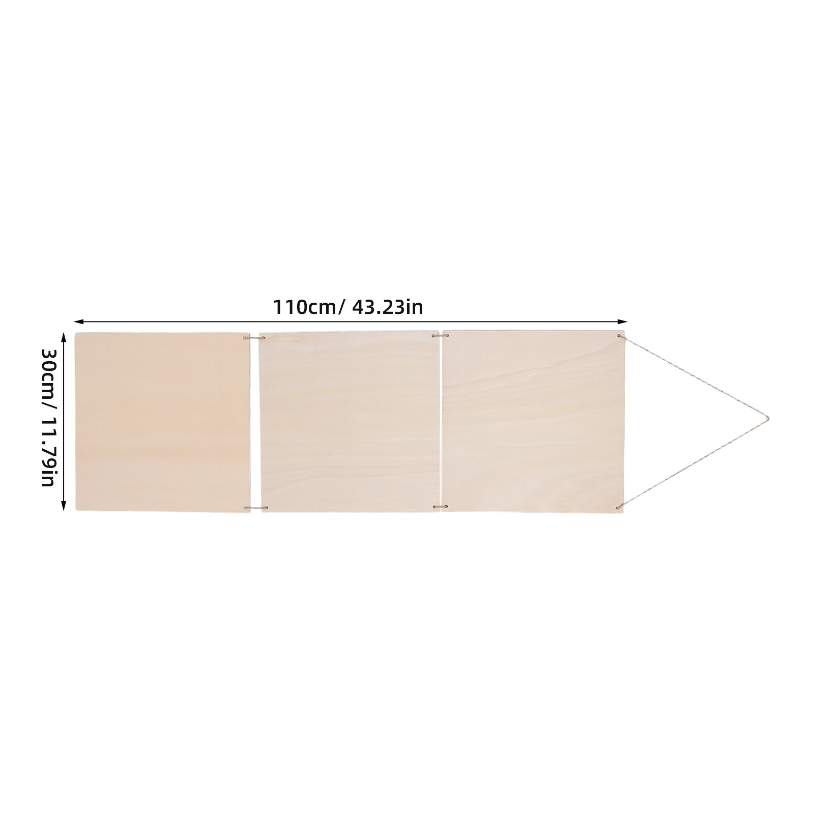 Blank Wooden Hanging Signs Unf - Art And Craft For Nursery 评论和价格